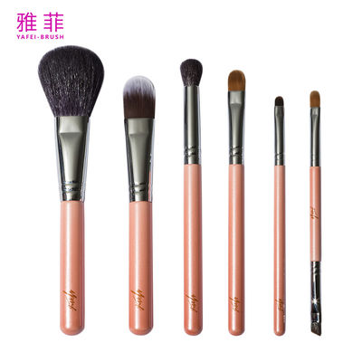 satın al 062830 Şık Bakır Ferrule 6PCS Küçük Makyaj Fırçası Depolama Kutusuyla Çevrimiçi üretim