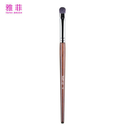 TOUCH UP 18 Custom LOGO Crease Smudge Eye Shadow Eyelash Eyebrow Makyaj Fırça Ahşap Yaka